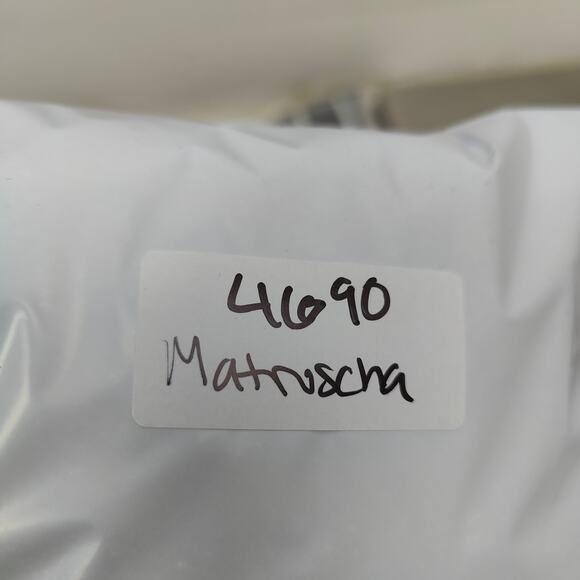 Matrushka Dress Womens Medium Black Micro Floral Pockets‎ Kitsch Hipster Preppy - Picture 6 of 6